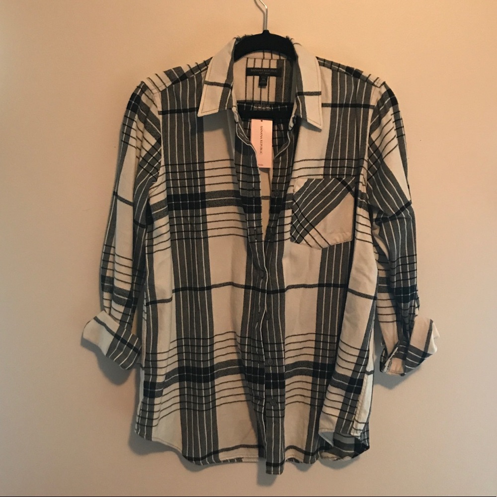 NWT Banana Republic Flannel